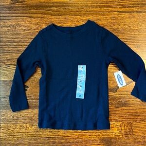 Old Navy Dark Blue Kids Long Sleeve Tee